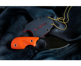 Pevný nůž KIZLYAR SUPREME® Amigo Z AUS 8 BT Orange Handle