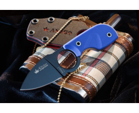 Pevný nůž KIZLYAR SUPREME® Amigo Z D2 BT Blue Handle