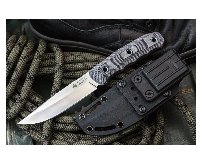 Pevný nůž KIZLYAR SUPREME® Echo Bohler K340 LSW G10