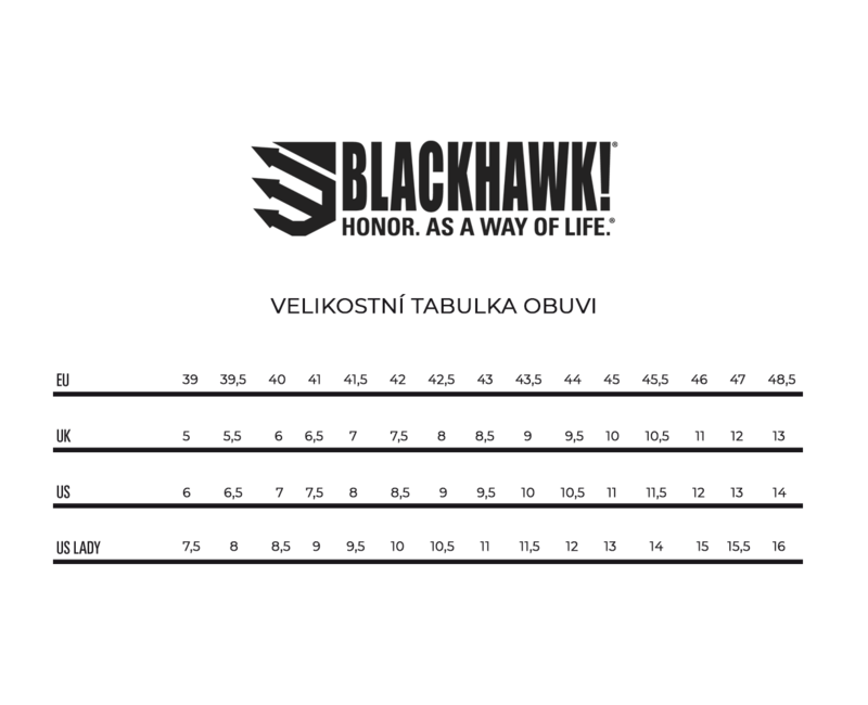Boty BLACKHAWK! Warrior Wear ZW5 Side Zip Waterproof černá