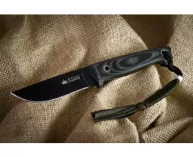 Pevný nůž KIZLYAR SUPREME® Nikki D2 BT Kydex Sheath