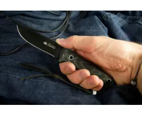 Pevný nůž KIZLYAR SUPREME® Nikki D2 BT Kydex Sheath