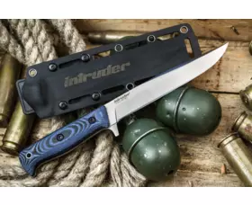 Pevný nůž KIZLYAR SUPREME® Intruder D2 Satin Blue