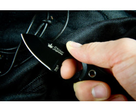 Pevný nůž KIZLYAR SUPREME® Amigo X AUS 8 BT Black Handle