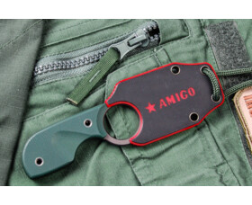 Pevný nůž KIZLYAR SUPREME® Amigo X D2 GT Green Handle