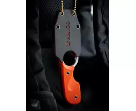 Pevný nůž KIZLYAR SUPREME® Amigo Z D2 S Orange Handle
