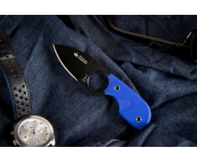 Pevný nůž KIZLYAR SUPREME® Amigo Z D2 BT Blue Handle