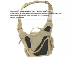 Taška Maxpedition Jumbo Crossbody L.E.O.