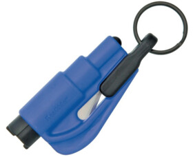Záchranný řezák ResQMe Keychain Tool, modrý