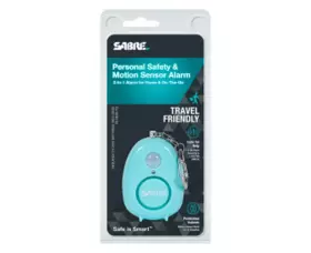 Osobní alarm SABRE RED s pohybovým čidlem, tyrkysový