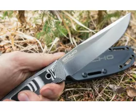 Pevný nůž KIZLYAR SUPREME® Echo Niolox Satin G10