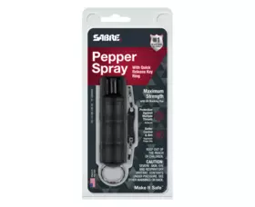 Obranný sprej SABRE RED s klíčenkou černý 16ml