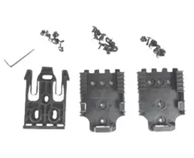 Set Safariland Quick Locking System Kit (QLS 19 Locking Fork,2 QLS 22L Receiver), černý