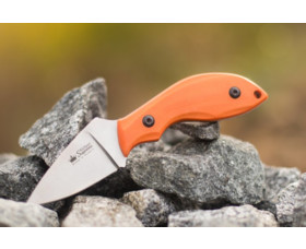 Pevný nůž KIZLYAR SUPREME® Hammy Niolox LSW Orange G10