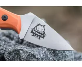 Pevný nůž KIZLYAR SUPREME® Hammy Niolox LSW Orange G10