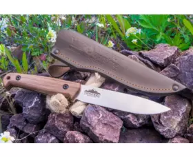 Pevný nůž KIZLYAR SUPREME® Pioneer AUS 8 SW Walnut