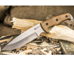 Pevný nůž KIZLYAR SUPREME® Shark AUS-8 SW Walnut