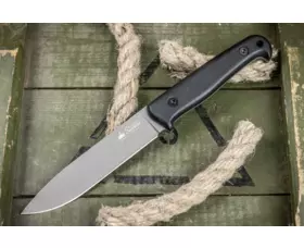 Pevný nůž KIZLYAR SUPREME® Pioneer Sleipner TacWash Black G10