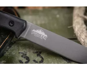 Pevný nůž KIZLYAR SUPREME® Pioneer Sleipner TacWash Black G10