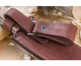 Pevný nůž KIZLYAR SUPREME® Shark Lohmann PGK TacWash Walnut