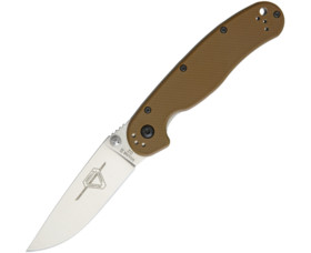 Zavírací nůž Ontario RAT II Linerlock Coyote Brown