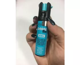 Obranný gel SABRE RED kapesní s klipem, tyrkysový