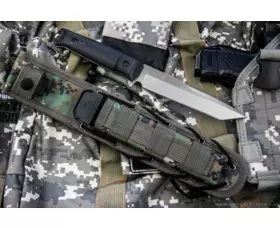 Pevný nůž KIZLYAR SUPREME® Aggressor D2 SW BKH CMS