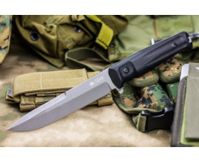 Pevný nůž KIZLYAR SUPREME® Alpha AUS 8 TacWash BKH BMS