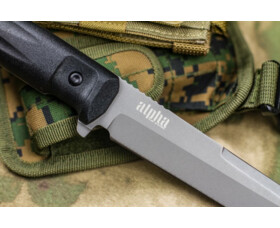 Pevný nůž KIZLYAR SUPREME® Alpha AUS 8 TacWash BKH BMS