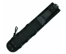 Pevný nůž KIZLYAR SUPREME® Alpha D2 Tac Wash Serrated