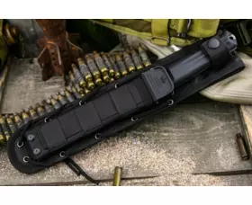 Pevný nůž KIZLYAR SUPREME® Croc AUS 8 TacWash BKH BMS