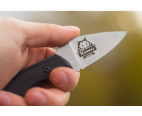 Pevný nůž KIZLYAR SUPREME® Hammy Sleipner LSW Black G10. tmavé pouzdro