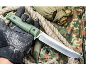 Pevný nůž KIZLYAR SUPREME® Senpai AUS-8 Satin Olive