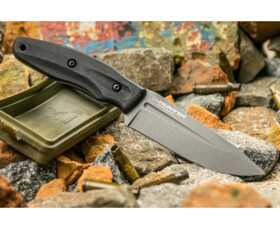 Pevný nůž KIZLYAR SUPREME® CityHunter PGK TacWash Black G10