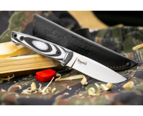 Pevný nůž KIZLYAR SUPREME® Santi D2 TacWash Leather Sheath