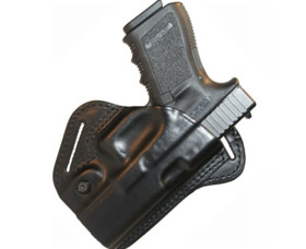 Kožené pouzdro BLACKHAWK! Check-Six pro Colt 1911, pravostranné, černé