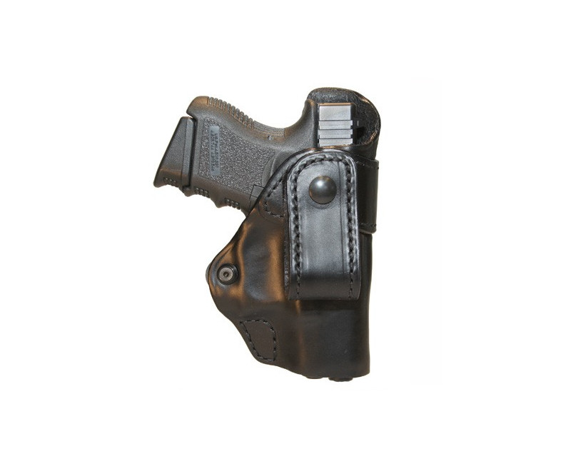 Kožené pouzdro BLACKHAWK! Inside the pants pro Glock 17, pravostranné, černé