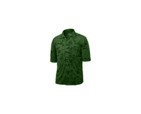 Košile BLACKHAWK! Casual Knit Shirt Short Short Sleeve Green Tropical