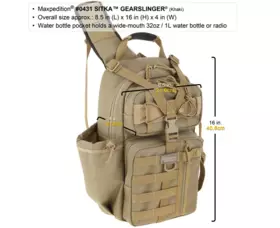 Batoh na notebook Maxpedition Sitka Gearlinger