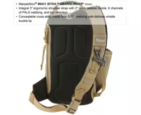 Batoh na notebook Maxpedition Sitka Gearlinger