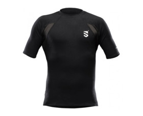 Unisex funkční tričko Scutum Wear Erik, krátký rukáv, černé