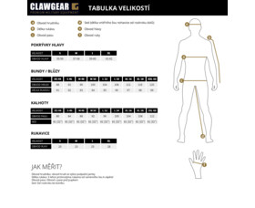 Kalhoty Claw Gear Operator Combat Pant Coyote