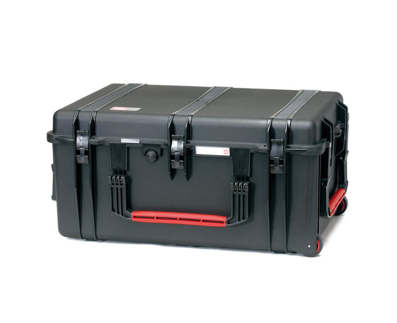 Odolný kufr HPRC 2780W - černý bez pěny na kolečkách