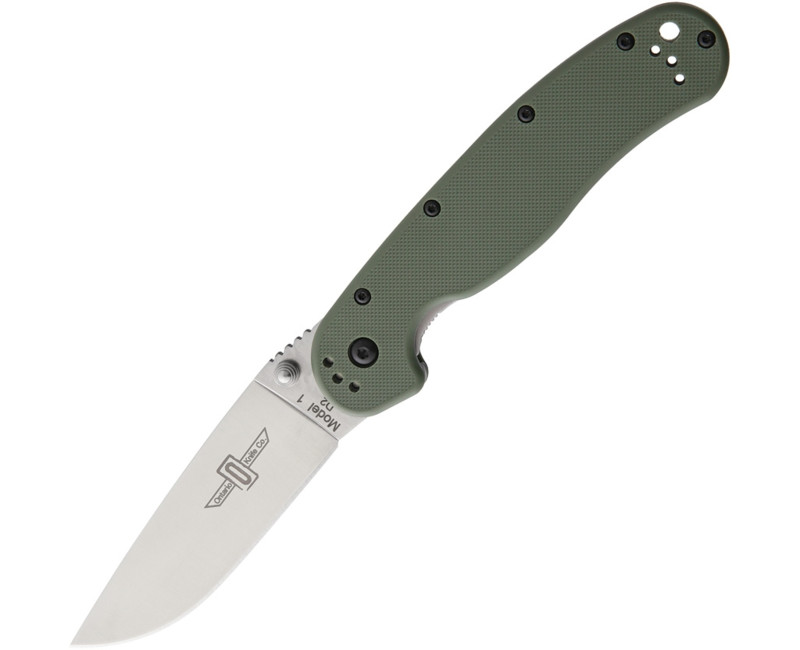 Zavírací nůž Ontario RAT-1/D2 Olive Drab