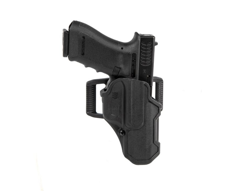 Opaskové pouzdro BlackHawk T-SERIES L2C OVERT  Glock 17 Černé Levostranné