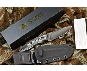 Pevný nůž KIZLYAR SUPREME® Urban D2 TacWash