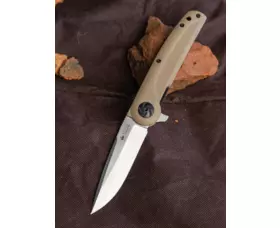 Zavírací nůž KIZLYAR SUPREME® Biker Z N690 SW Biege G10