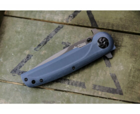 Zavírací nůž KIZLYAR SUPREME® Biker X D2 TacWash Gray G10