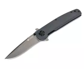 Zavírací nůž KIZLYAR SUPREME® Biker X D2 TacWash Gray G10
