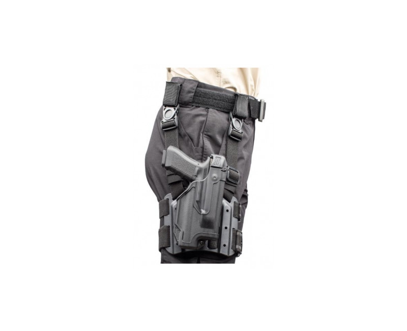 Stehenní holster BLACKHAWK! EPOCH Level 3 Light Bearing Tactical Holster Glock 17/22/31